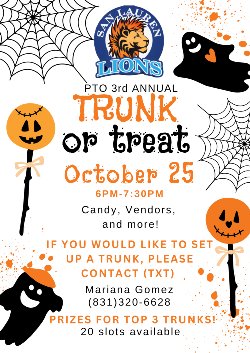 Trunk or Treat!